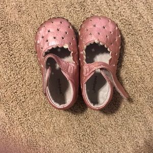 ROSE GOLD PEDIPEDS WITH STAR CUTOUTS